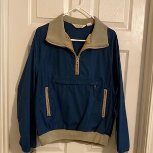 L.L. Bean Vintage Two-Tone Half-Zip Jacket